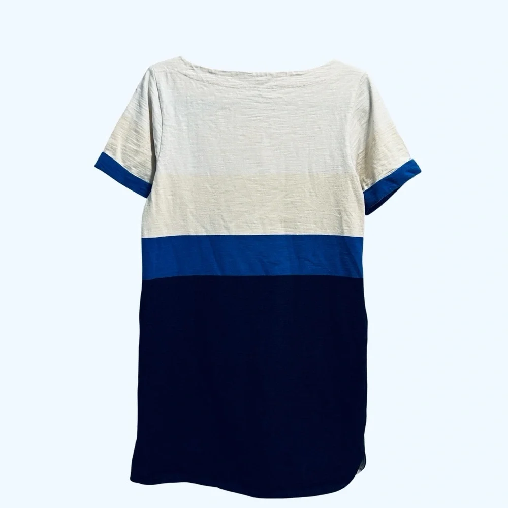 J. Crew colorblock striped nautical coastal summer shift dress Size S